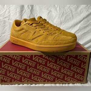 Vans Lowland ComfyCush® Skate Shoe - Suede Honey Yellow